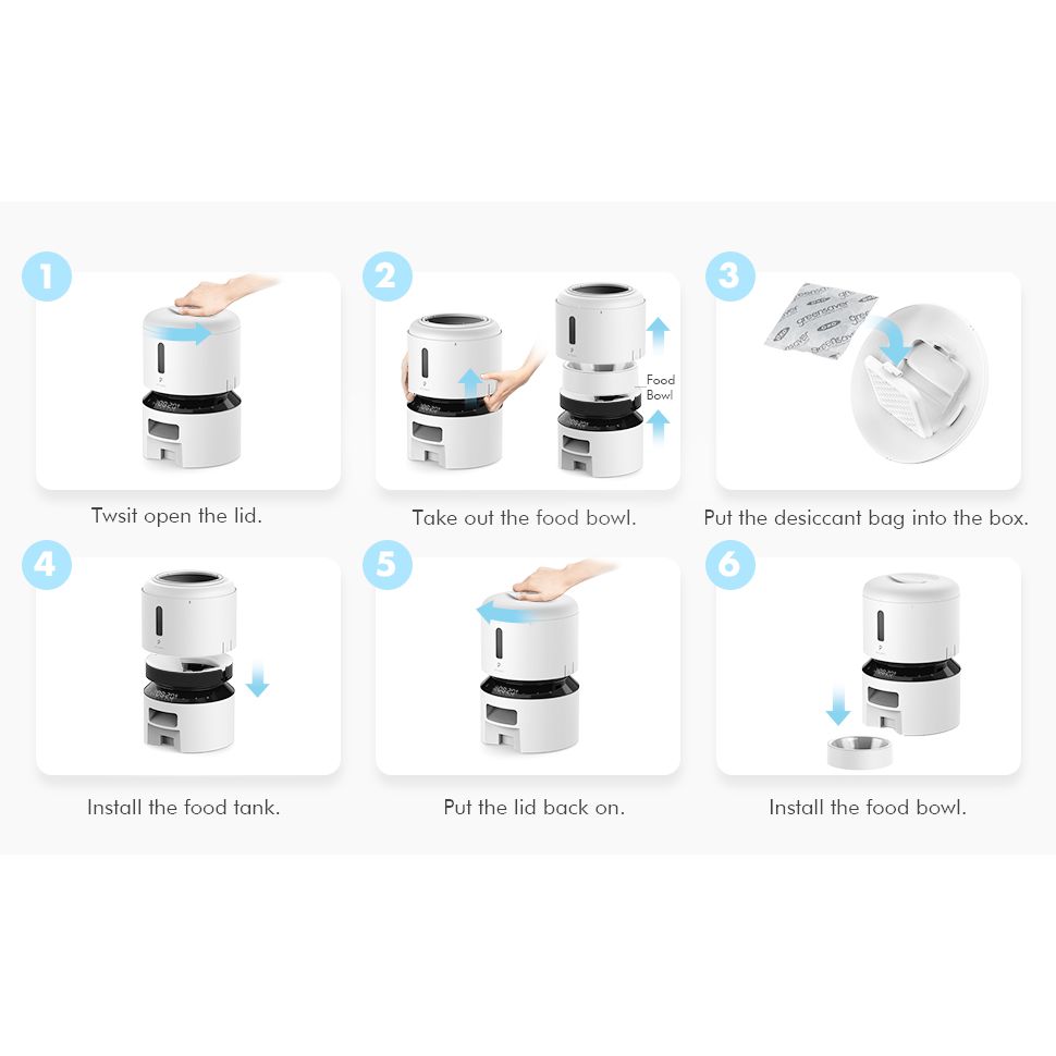 Petlibro Granary 3L Automatic Feeder - White | PL-AF005-91W from Petlibro - DID Electrical