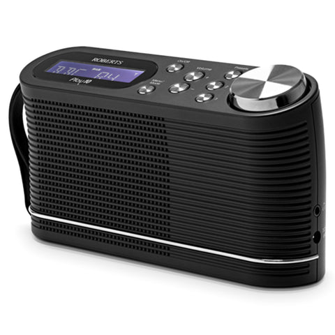 Roberts Play 10 DAB+/FM Portable Radio - Black | PLAY10