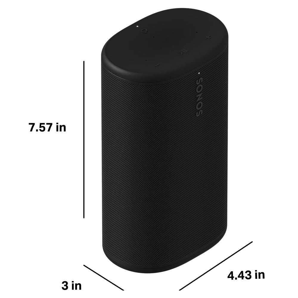 Sonos Play Portable Bluetooth Speaker - Black | PLAYPR21BLK from Sonos - DID Electrical