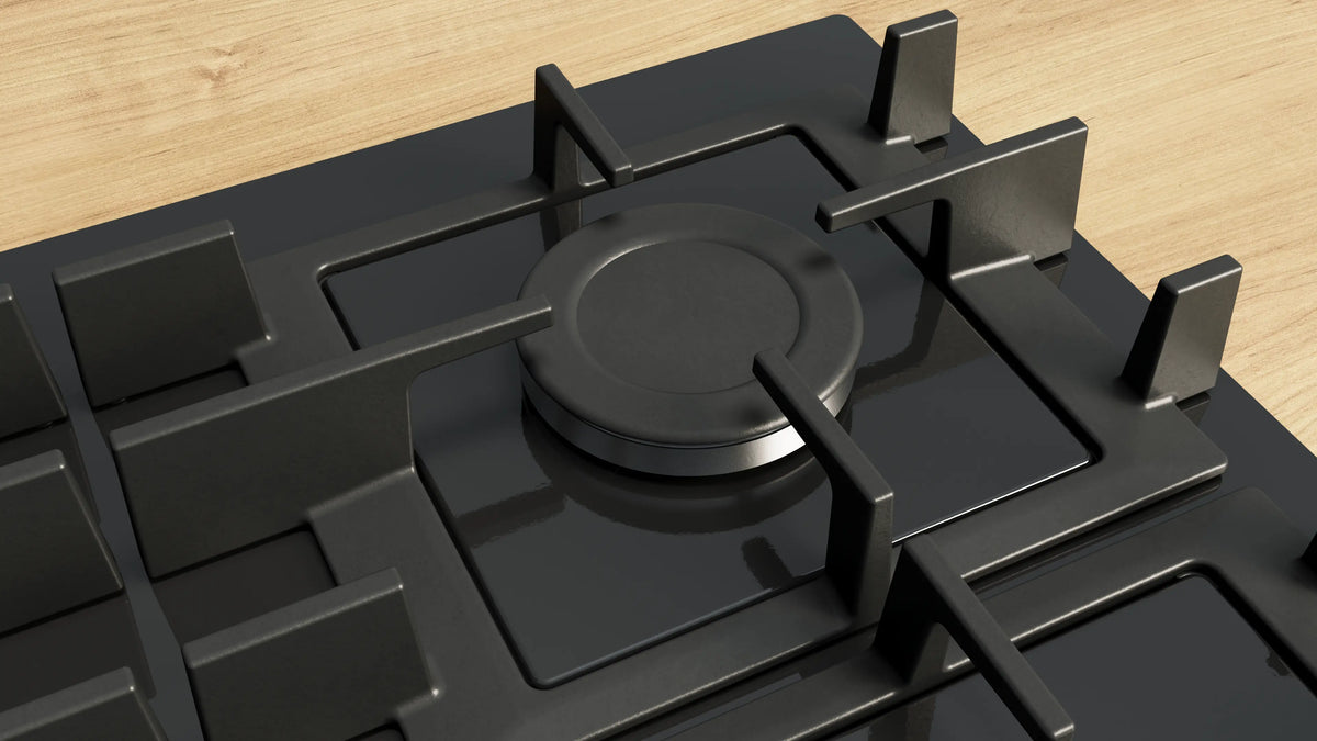 Bosch Series 4 60CM 4 Burner Gas Hob - Black | PNP6B6K40