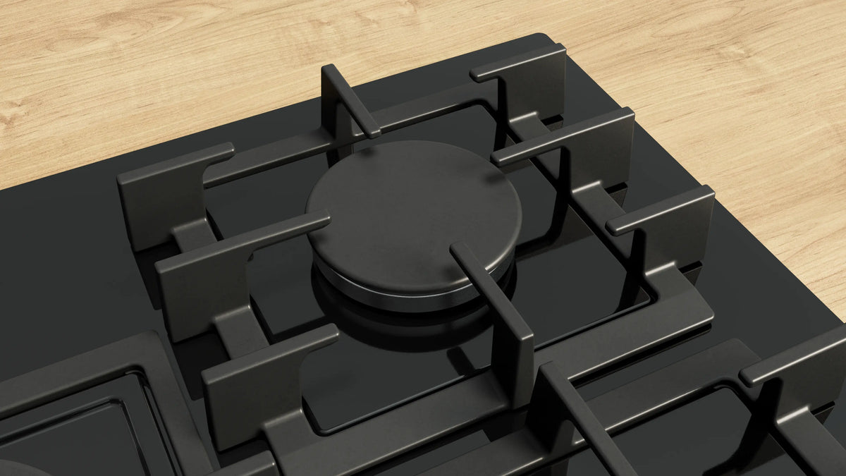 Bosch Series 6 75CM 5 Burner Gas Hob - Black | PPQ7A6I40