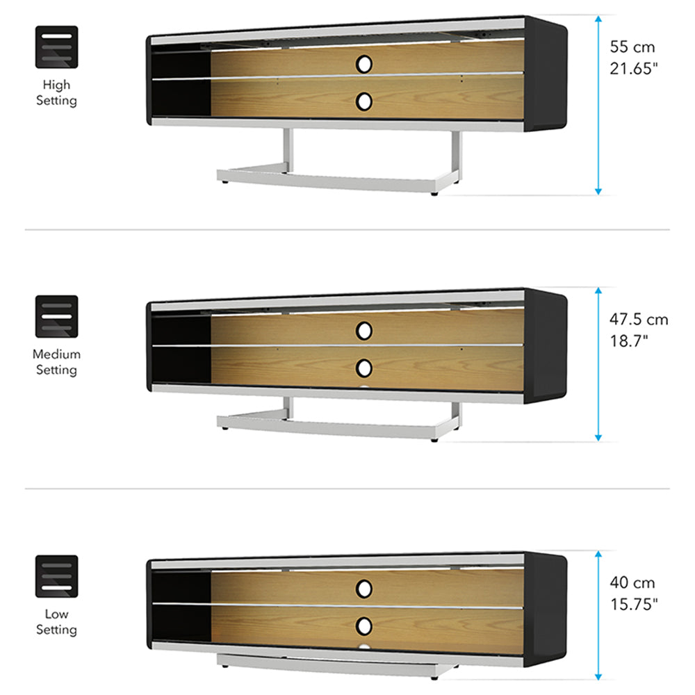 AVF Options Portal 1.5m TV Stand for Up to 70&quot; TV | PRT1500A from AVF - DID Electrical