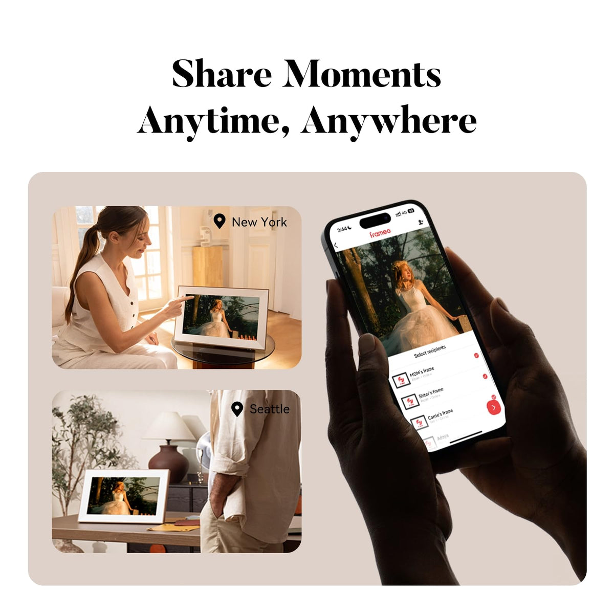 Pexar 15.6" Digital Photo Frame - Starlight | PX-156SSLGL