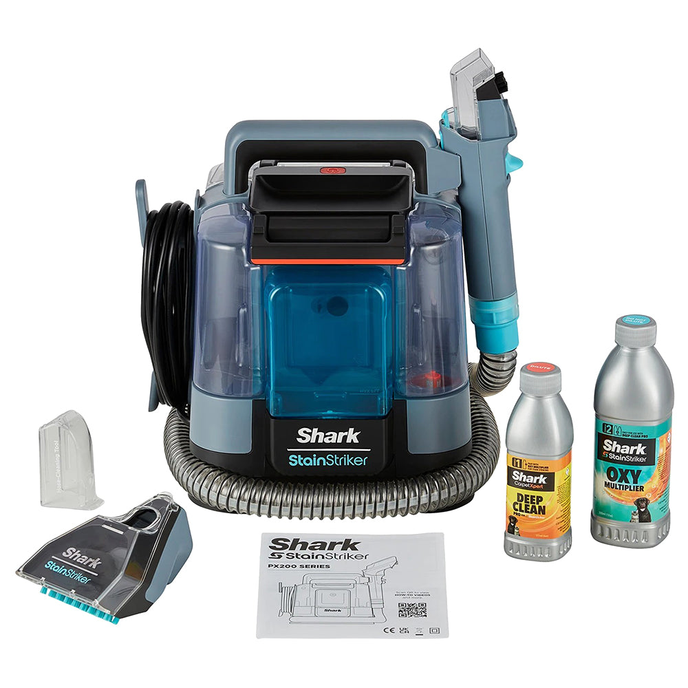 Shark Portable StainStriker Stain &amp; Spot Cleaner - Nordic Blue Non-Met | PX200UK from Shark - DID Electrical