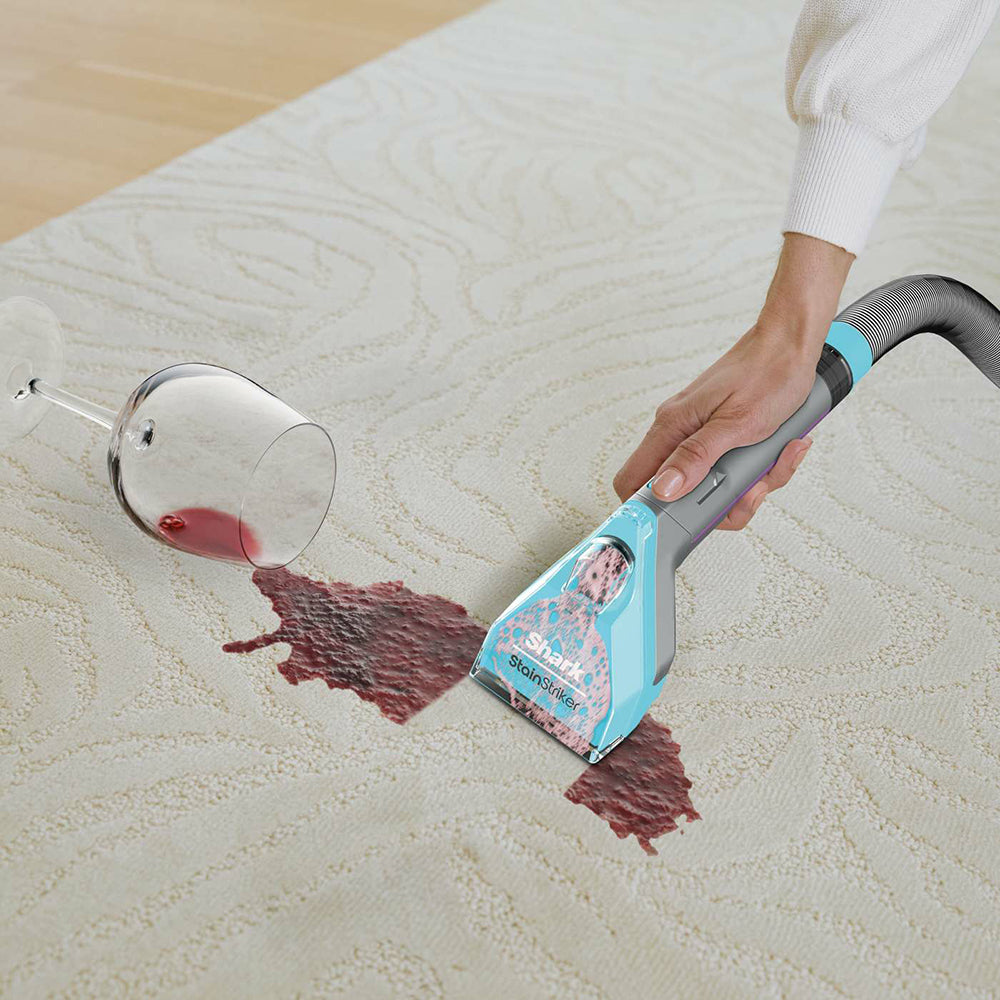 Shark StainStriker HairPro Pet Stain & Spot Vacuum Cleaner - Dark Silver & Force Fuscia | PX250UKT from Shark - DID Electrical