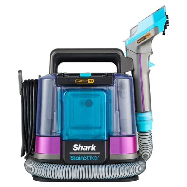 Shark StainStriker HairPro Pet Stain & Spot Vacuum Cleaner - Dark Silver & Force Fuscia | PX250UKT from Shark - DID Electrical