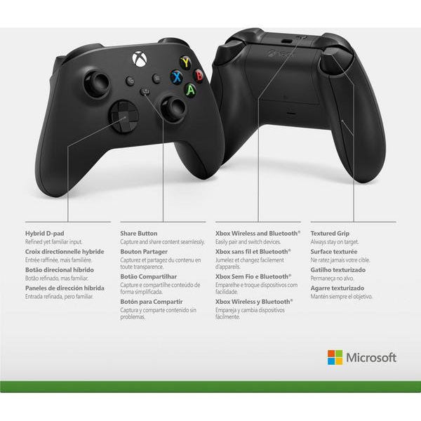 Xbox Wireless Controller - Carbon Black | QAT-00009 from Xbox - DID Electrical