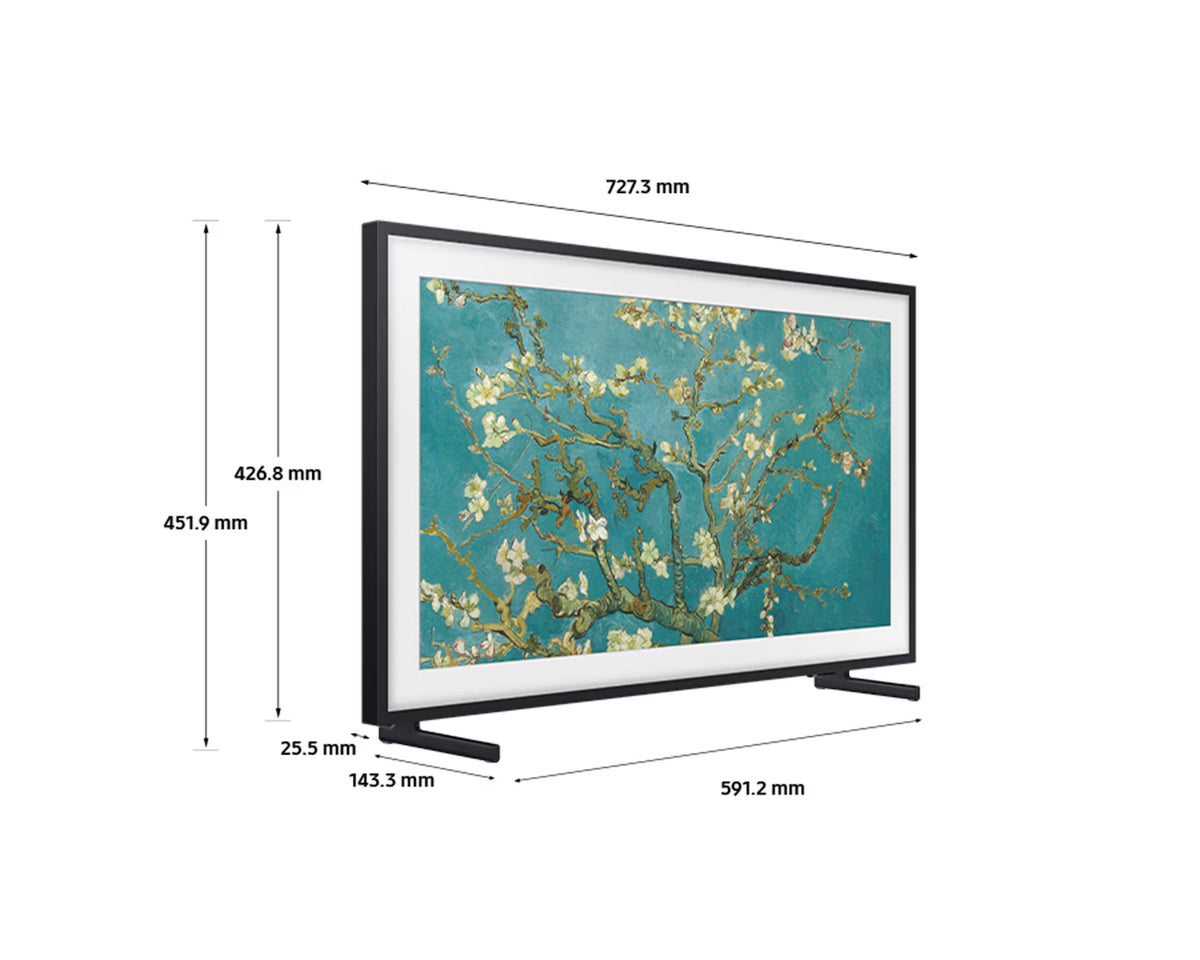 Samsung The Frame 32" FHD Smart TV - Black | QE32LS03CBUXXU
