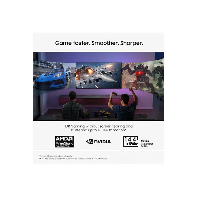 Samsung S90F 42&quot; 4K Smart TV - Graphite Black | QE42S90FAEXXU from Samsung - DID Electrical