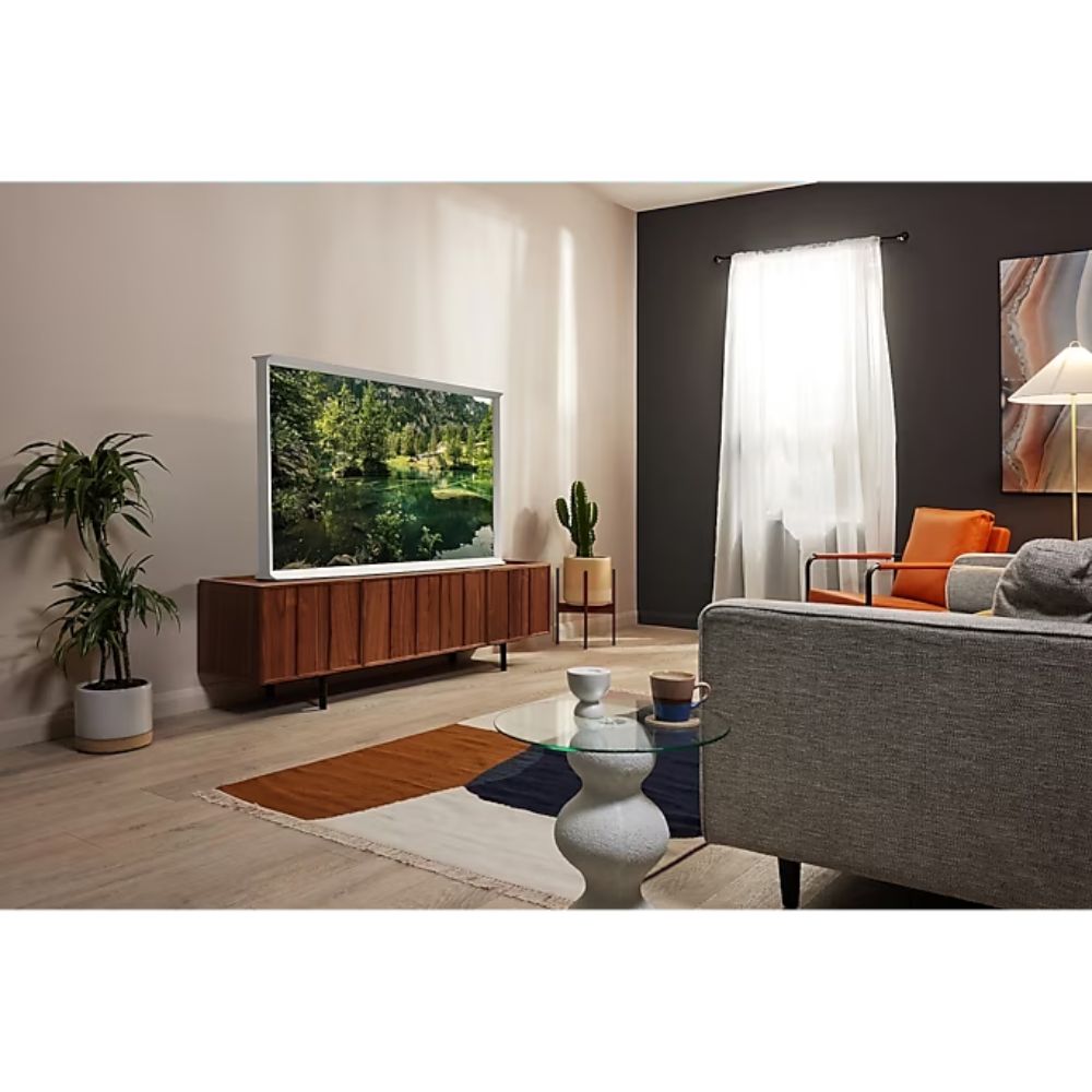 Samsung 50&quot; The Serif 4K HDR QLED Smart TV - Cloud White | QE50LS01BGUXXU from Samsung - DID Electrical