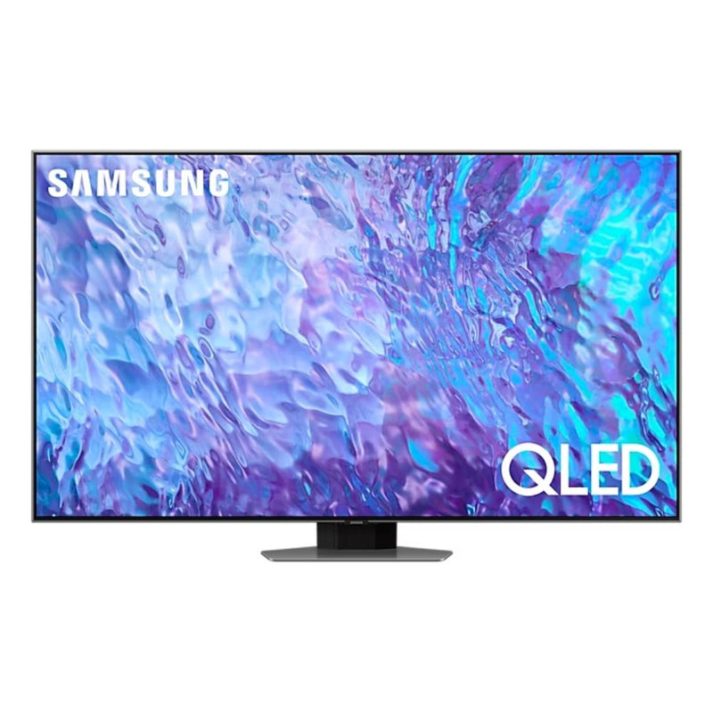 Samsung 55" Q80C 4K HDR QLED Smart TV - Carbon Silver | QE55Q80CATXXU from Samsung - DID Electrical