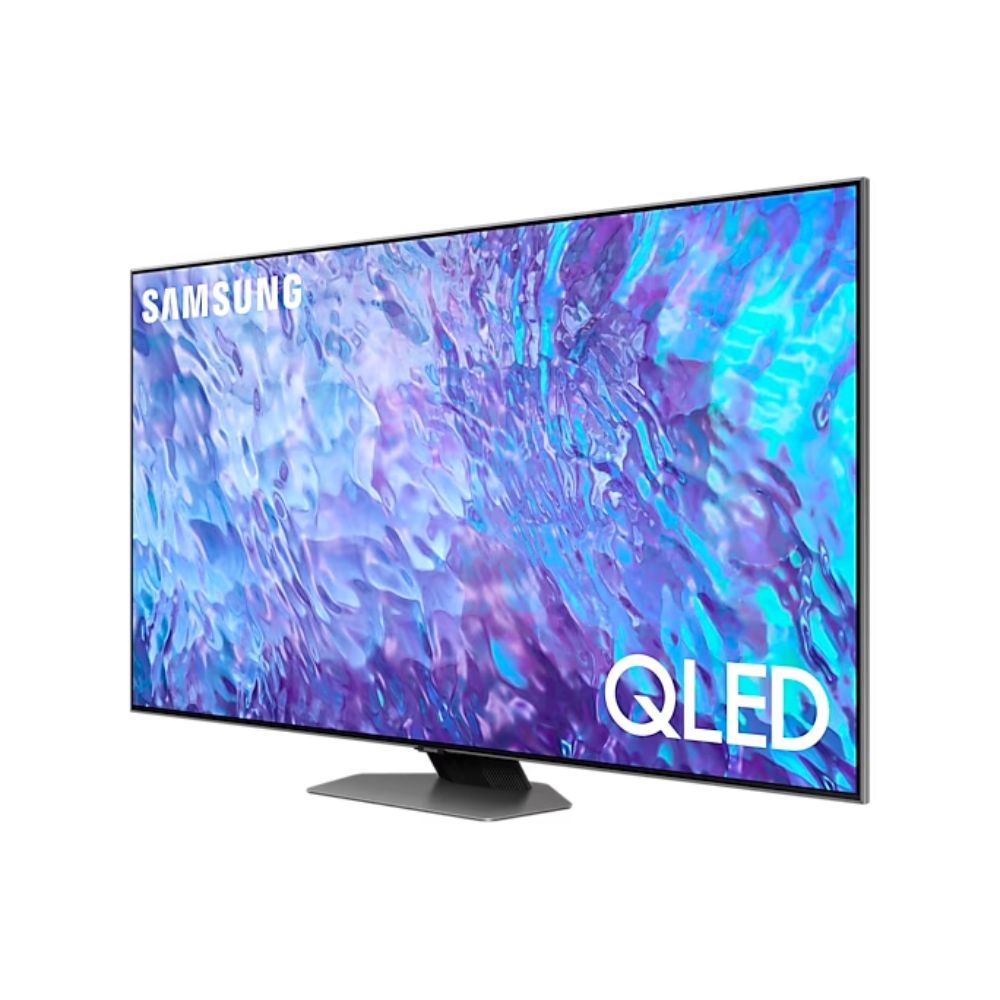 Samsung 50&quot; Q80C 4K HDR QLED Smart TV - Carbon Silver | QE50Q80CATXXU from Samsung - DID Electrical