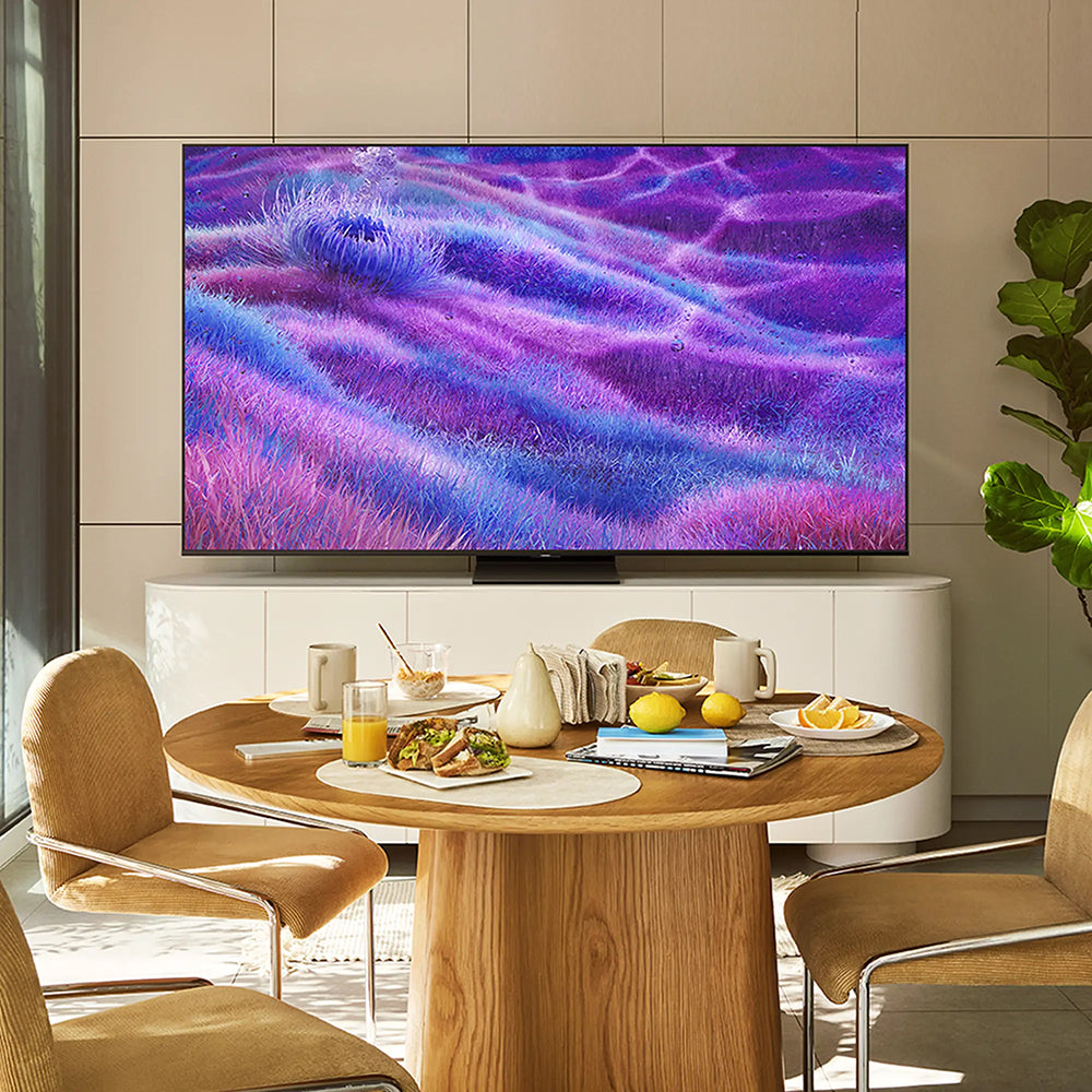 Samsung QN80F 55" 4K Smart TV - Carbon Silver | QE55QN80FAUXXU from Samsung - DID Electrical