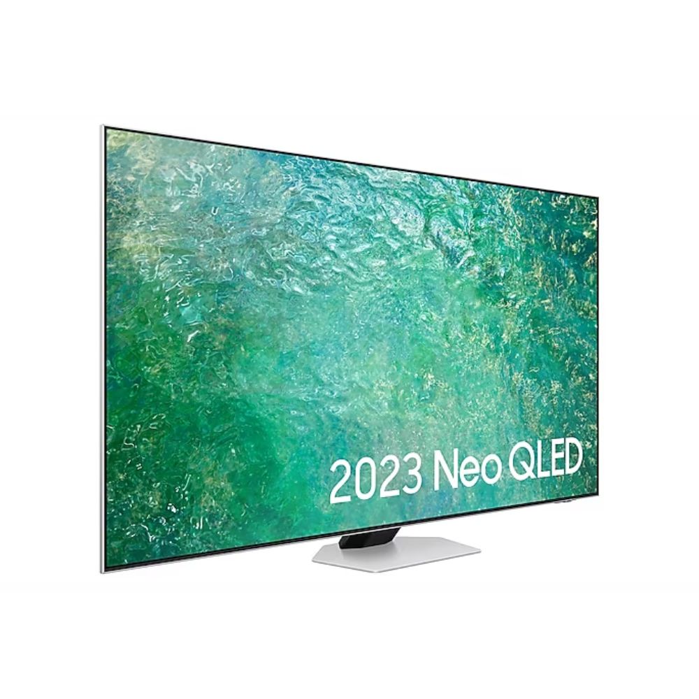 Samsung 55&quot; QN85C 4K HDR Neo QLED Smart TV - Bright Silver | QE55QN85CATXXU from Samsung - DID Electrical