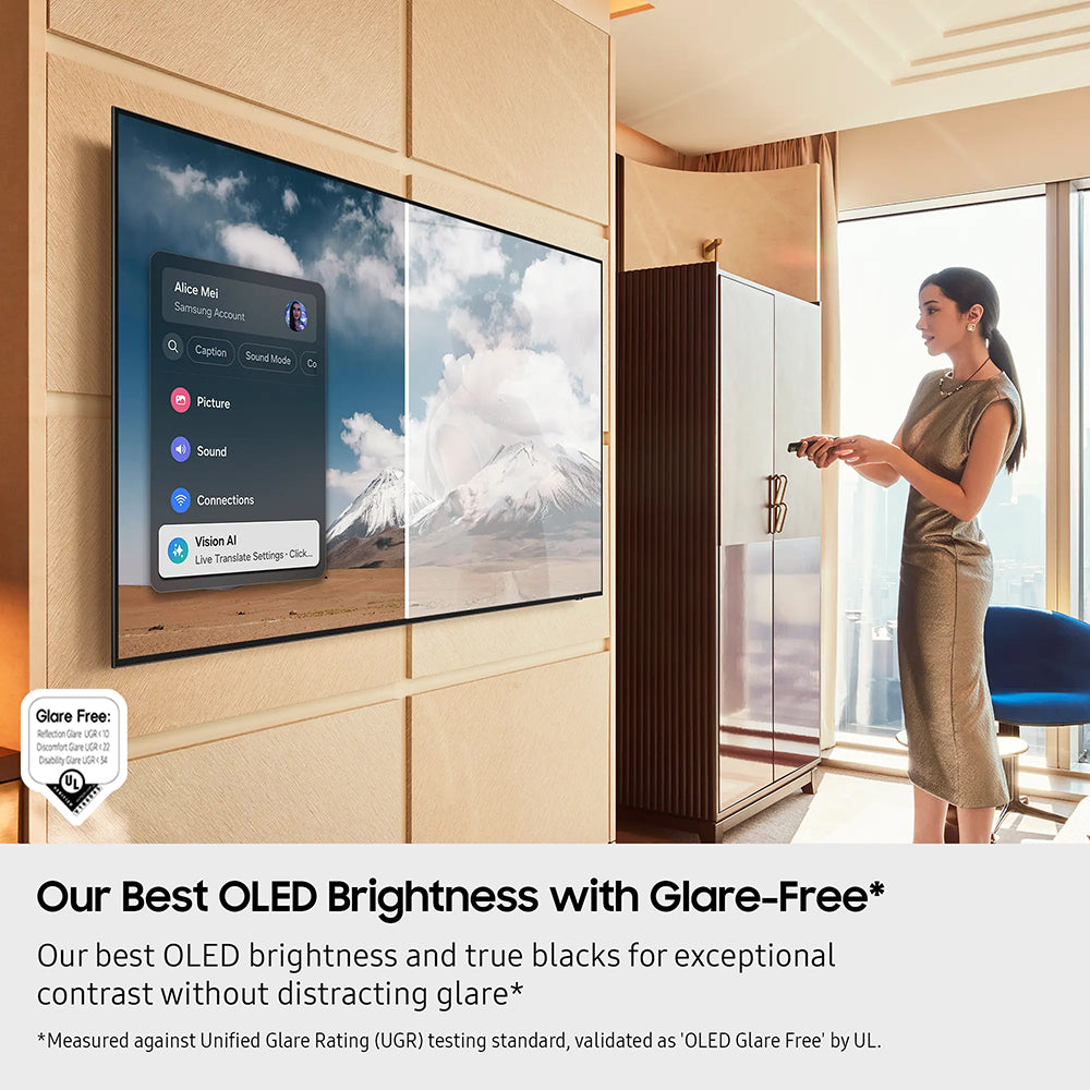 Samsung S95F 55" 4K Smart TV - Graphite Black | QE55S95FATXXU from Samsung - DID Electrical
