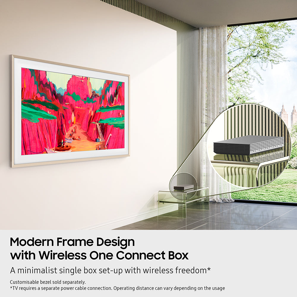 Samsung The Frame Pro LS03FW 75" 4K Smart TV - Black | QE75LS03FWUXXU from Samsung - DID Electrical