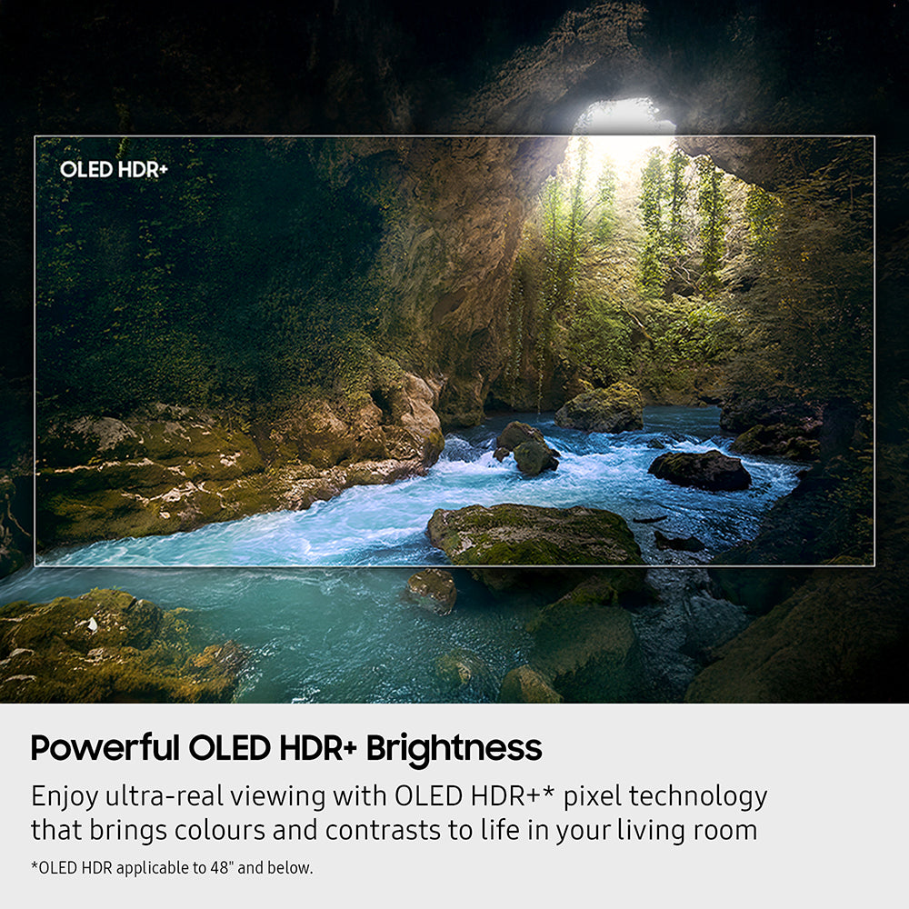 Samsung S90F 77&quot; 4K Smart TV - Graphite Black | QE77S90FAEXXU from Samsung - DID Electrical