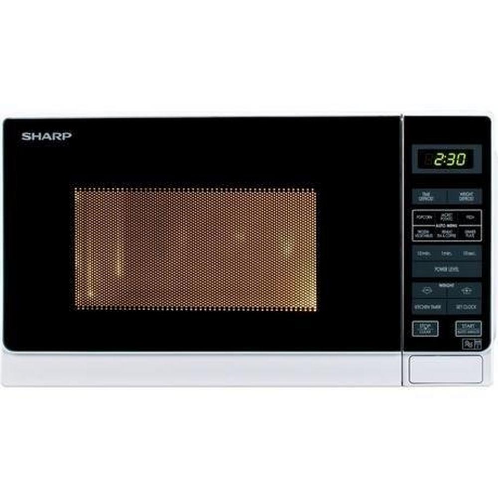 Sharp 20L Freestanding Solo Microwave - White | R272WM from Sharp - DID Electrical