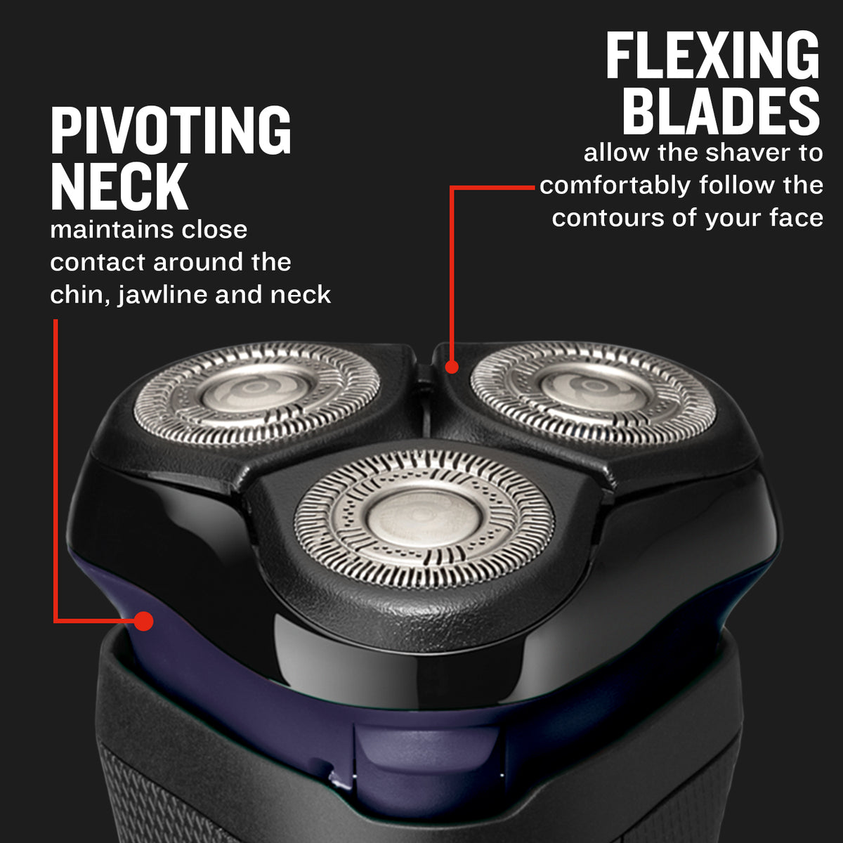 Remington R3 Style Series Rotary Shaver - Black | R30002
