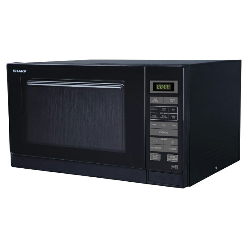Sharp 25L Freestanding  Solo Microwave - Black | R372KM from Sharp - DID Electrical
