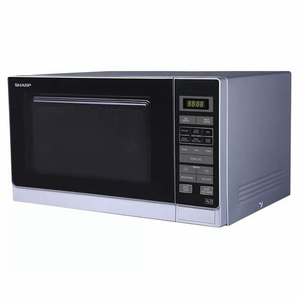 Sharp 25L Freestanding Microwave - Silver | R372SLM from Sharp - DID Electrical