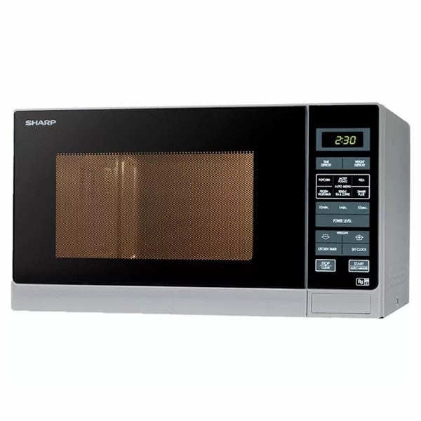 Sharp 25L Freestanding Microwave - Silver | R372SLM from Sharp - DID Electrical