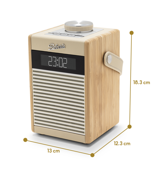 Roberts Rambler Midi DAB+/FM Portable Radio - Pastel Cream | RAM-MIDIPC