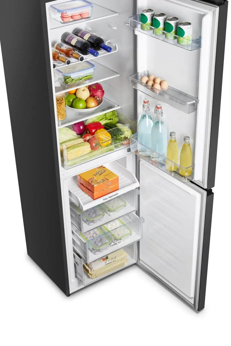 Hisense 256L Freestanding Fridge Freezer - Black | RB327N4BBE