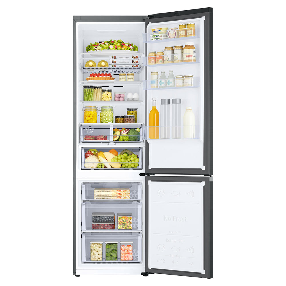 Samsung Series 5 390L Freestanding Classic Fridge Freezer with SpaceMax Technology - Black | RB38C605DB1/EU from Samsung - DID Electrical