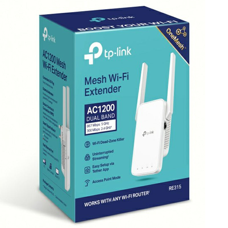 TP Link RE315 WiFi Range Extender - White | RE315 from TP Link - DID Electrical