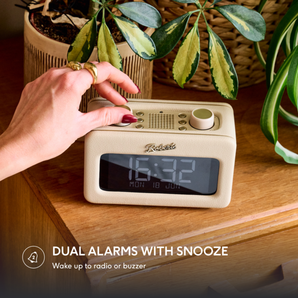 Roberts Revival Rest DAB+/FM Portable Radio - Pastel Cream | REVIVAL REST PC