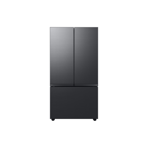 Samsung Bespoke 674L Frost Free Freestanding French Style Fridge Freezer - Black | RF24BB620EB1EU