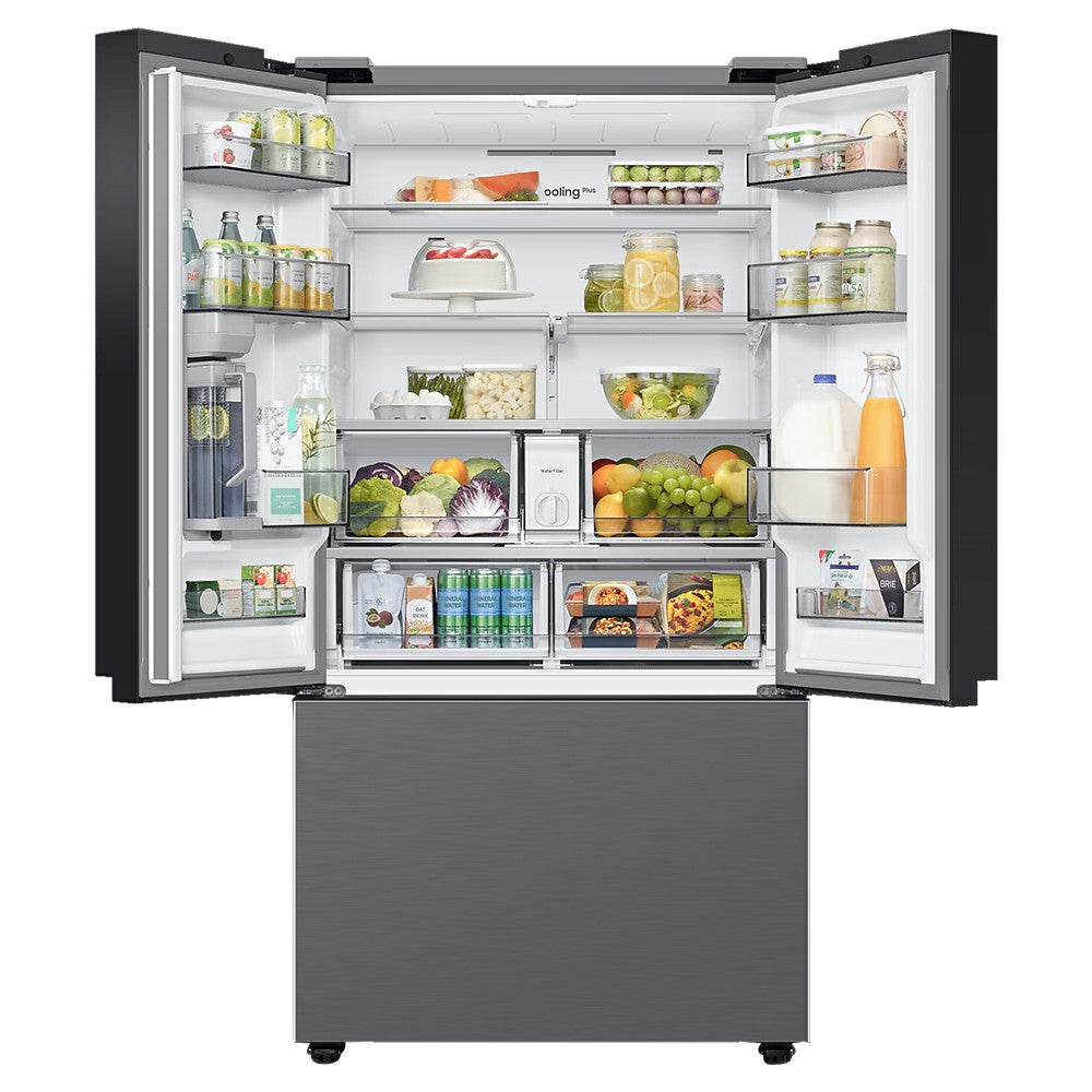 Samsung Bespoke 674L Freestanding French Door Fridge Freezer - Silver | RF24BB620ES9EU from Samsung - DID Electrical