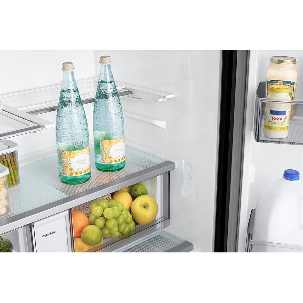 Samsung Bespoke 674L Freestanding French Door Fridge Freezer - Silver | RF24BB620ES9EU from Samsung - DID Electrical