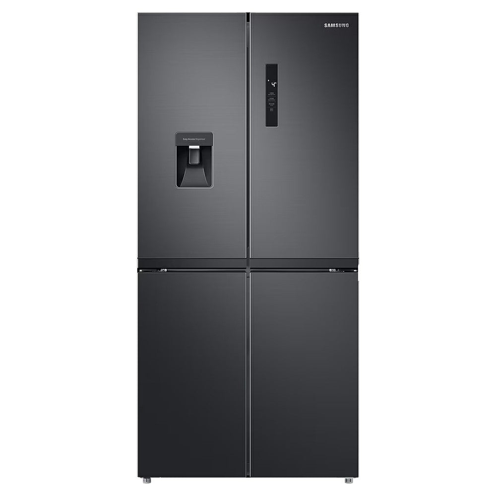 Samsung 488L Freestanding French Door Fridge Freezer - Gentle Black Matt | RF48A401EB4/EU from Samsung - DID Electrical