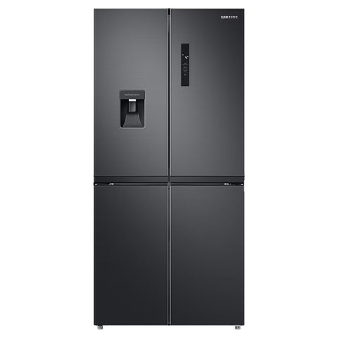 Samsung 488L Freestanding French Door Fridge Freezer - Gentle Black Matt | RF48A401EB4/EU