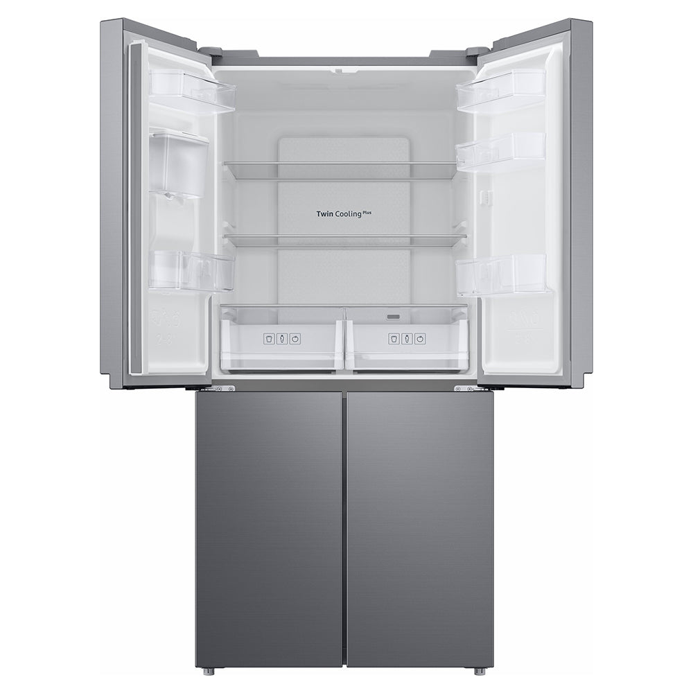 Samsung 488L Freestanding French Door Fridge Freezer - Gentle Silver Matt | RF48A401EM9/EU from Samsung - DID Electrical