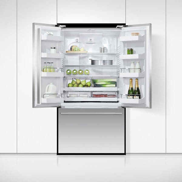 Fisher & Paykel 569L French Door Freestanding Fridge Freezer - Stainless Steel | RF610ADX6 from Fisher & Paykel - DID Electrical
