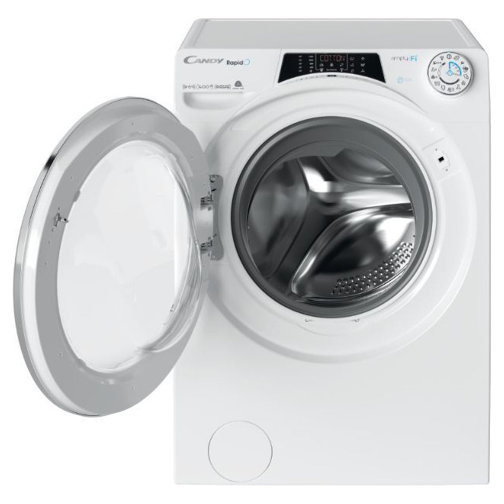 Candy 9KG/5KG 1400 Spin Freestanding Washer Dryer - White | ROW4956DWMCE-80 from Candy - DID Electrical