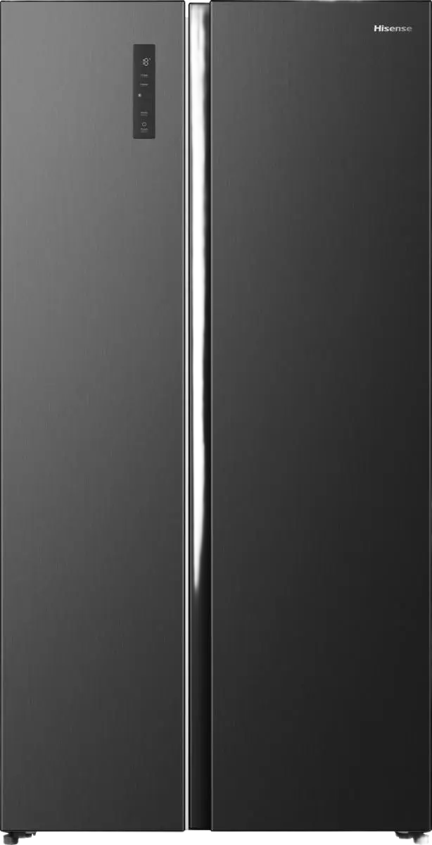 Hisense Hi3 544L Frost Free Freestanding Side by Side Fridge Freezer - Black  | RS3P558NEFD