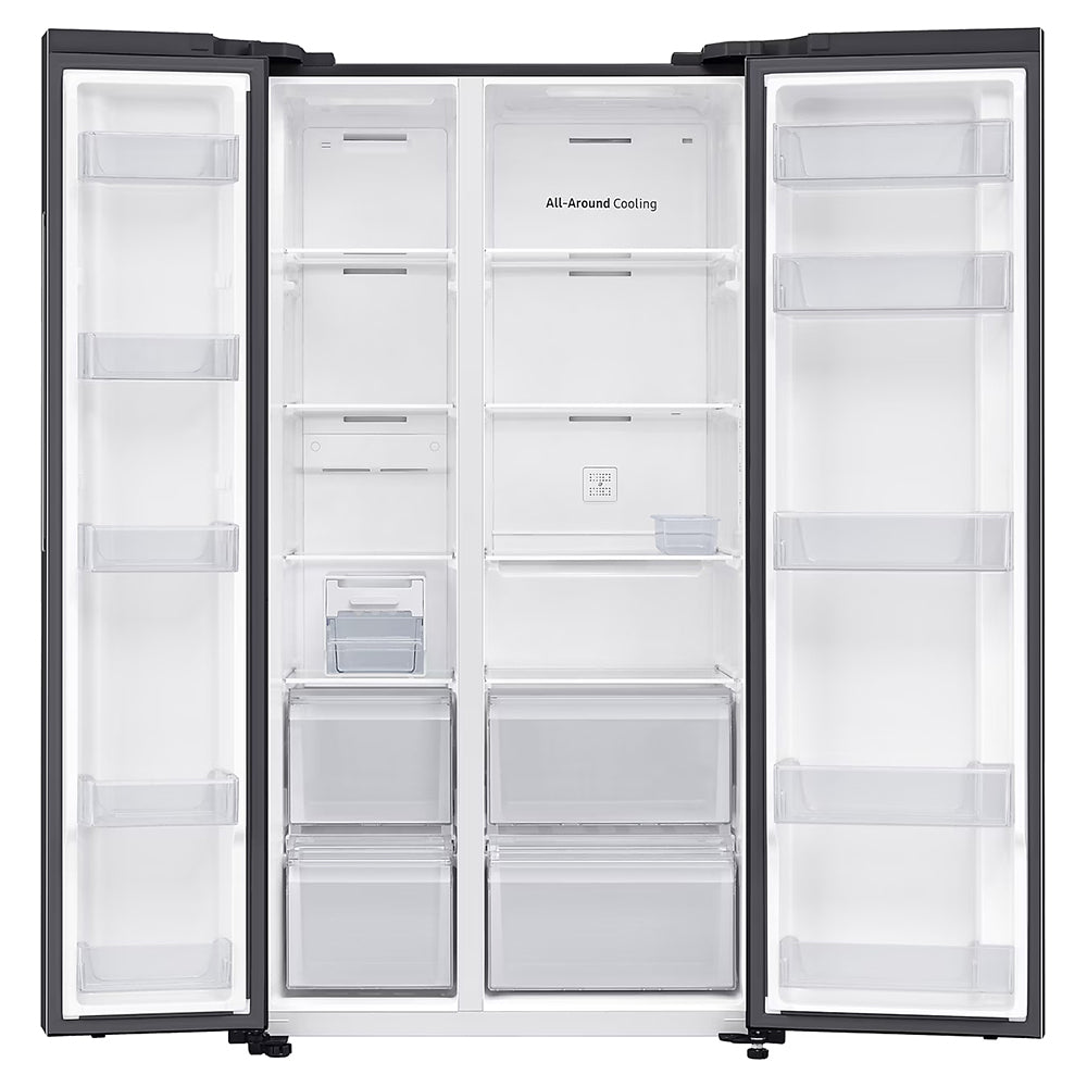 Samsung SpaceMax 655L Frost Free American Style Fridge Freezer - Black | RS62DG5003B1EU from Samsung - DID Electrical
