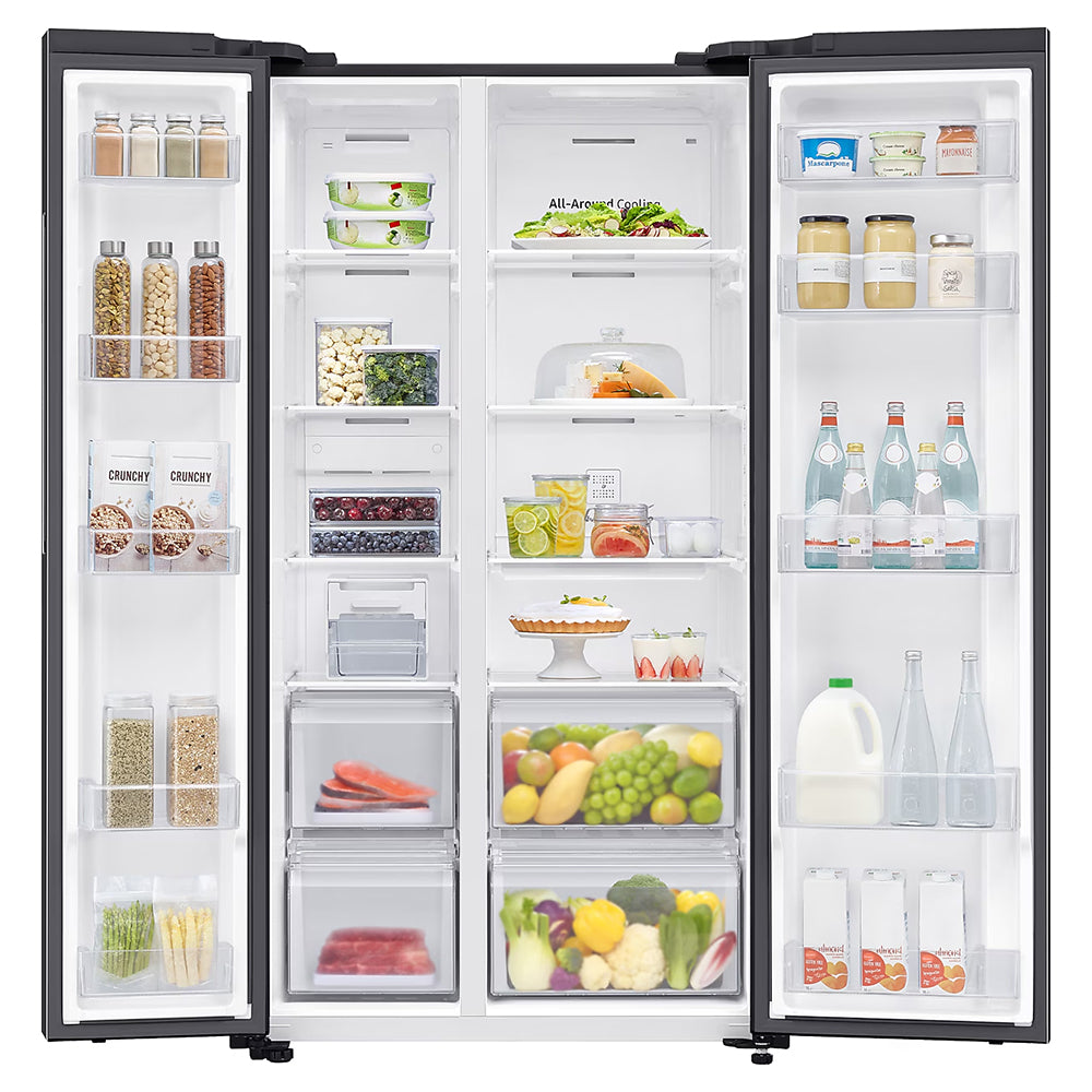 Samsung SpaceMax 655L Frost Free American Style Fridge Freezer - Black | RS62DG5003B1EU from Samsung - DID Electrical