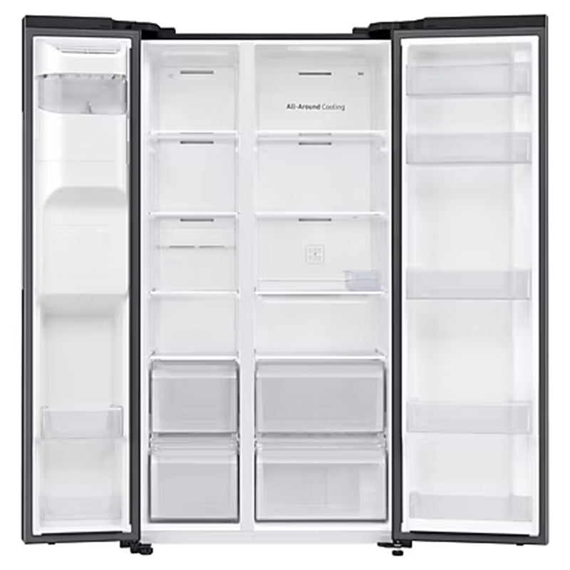 Samsung SpaceMax 635L Frost Free American Style Fridge Freezer - Black | RS65DG5403B1EU from Samsung - DID Electrical