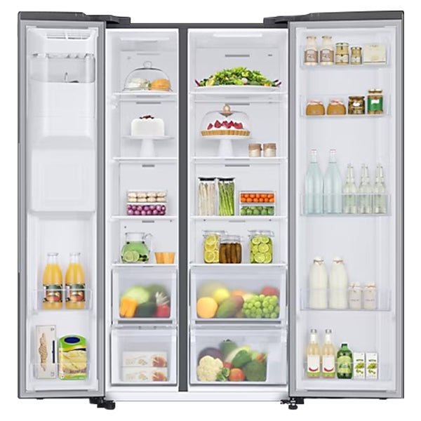 Samsung Series 7 634L Frost Free American Fridge Freezer - Silver | RS67A8811S9/EU from Samsung - DID Electrical