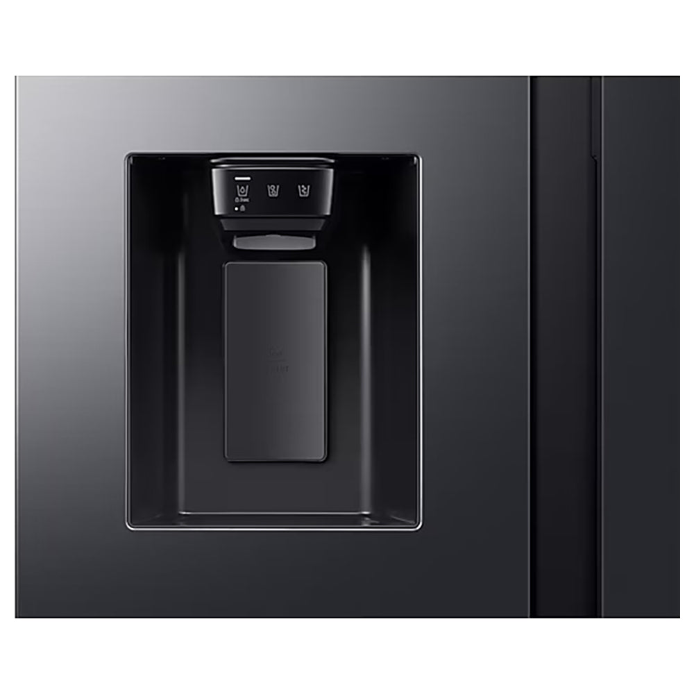 Samsung SpaceMax Bespoke AI Series 640L Freestanding Fridge Freezer - Black Doi | RS70F64KEFEU from Samsung - DID Electrical