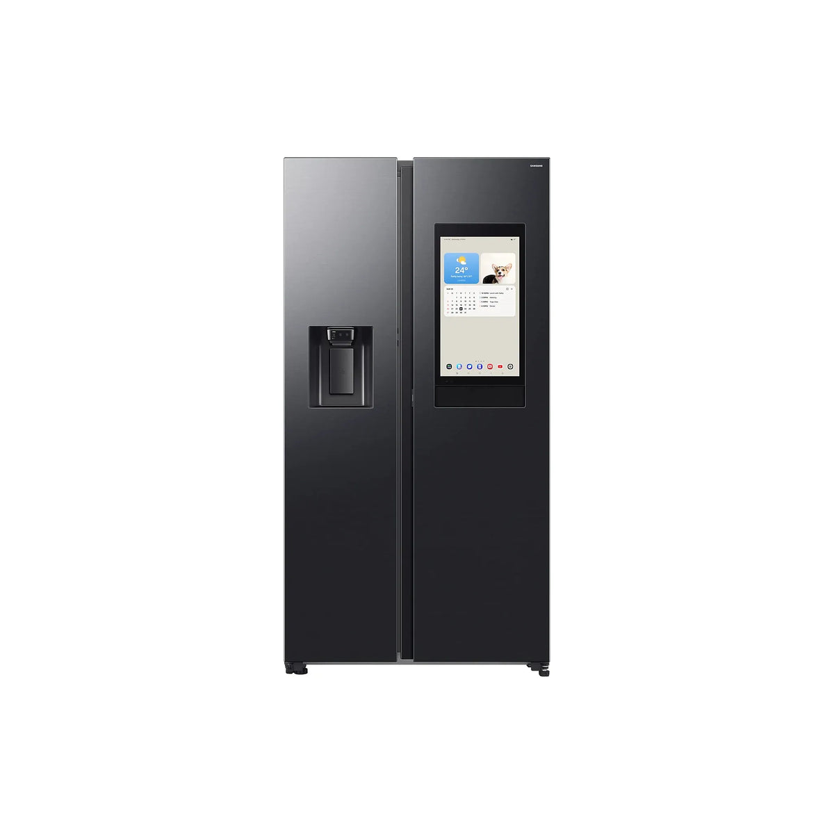 Samsung 614L American Freestanding American Fridge Freezer - Black DOI | RS90F66BEFEU from Samsung - DID Electrical