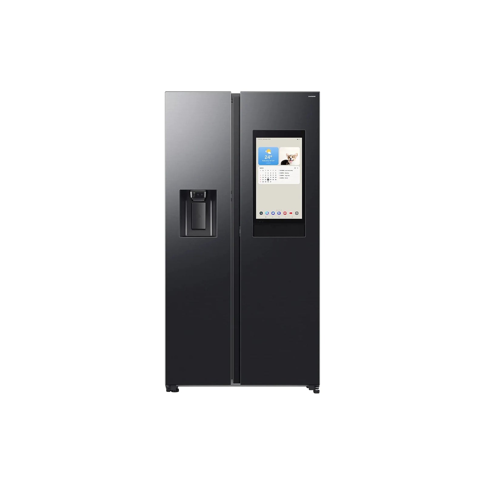 Samsung 614L American Freestanding American Fridge Freezer - Black DOI | RS90F66BEFEU from Samsung - DID Electrical