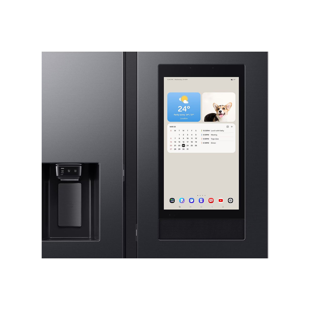 Samsung 614L American Freestanding American Fridge Freezer - Black DOI | RS90F66BEFEU from Samsung - DID Electrical