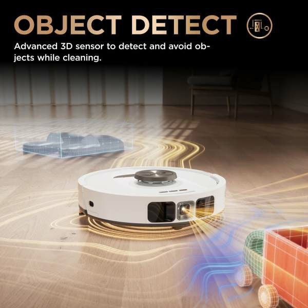 Shark PowerDetect NeverTouch Pro Robot Vacuum Cleaner &amp; Mop with Self-Empty Station - White | RV2800ZEUKWH from Shark - DID Electrical