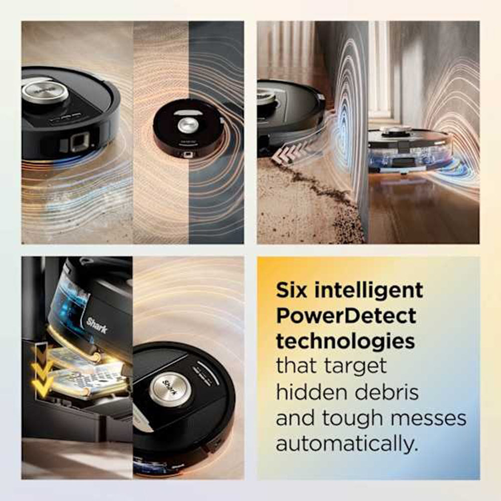 Shark ThermaCharged PowerDetect Robot Vacuum Cleaner - Black | RV2900XEUK from Shark - DID Electrical